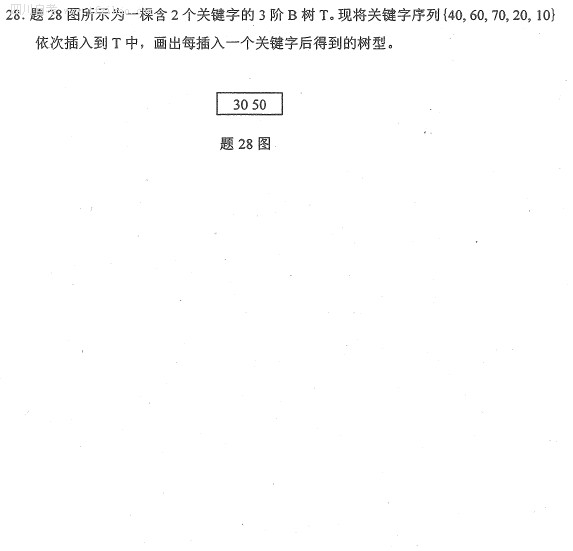 全国2015年10月自考《数据结构》试题(图5) 全国2015年10月自考《数据结构》试题(图5)
