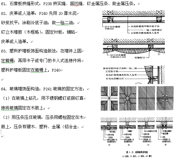 2018年自考建筑装饰构造复习资料七 2018年自考建筑装饰构造复习资料七
